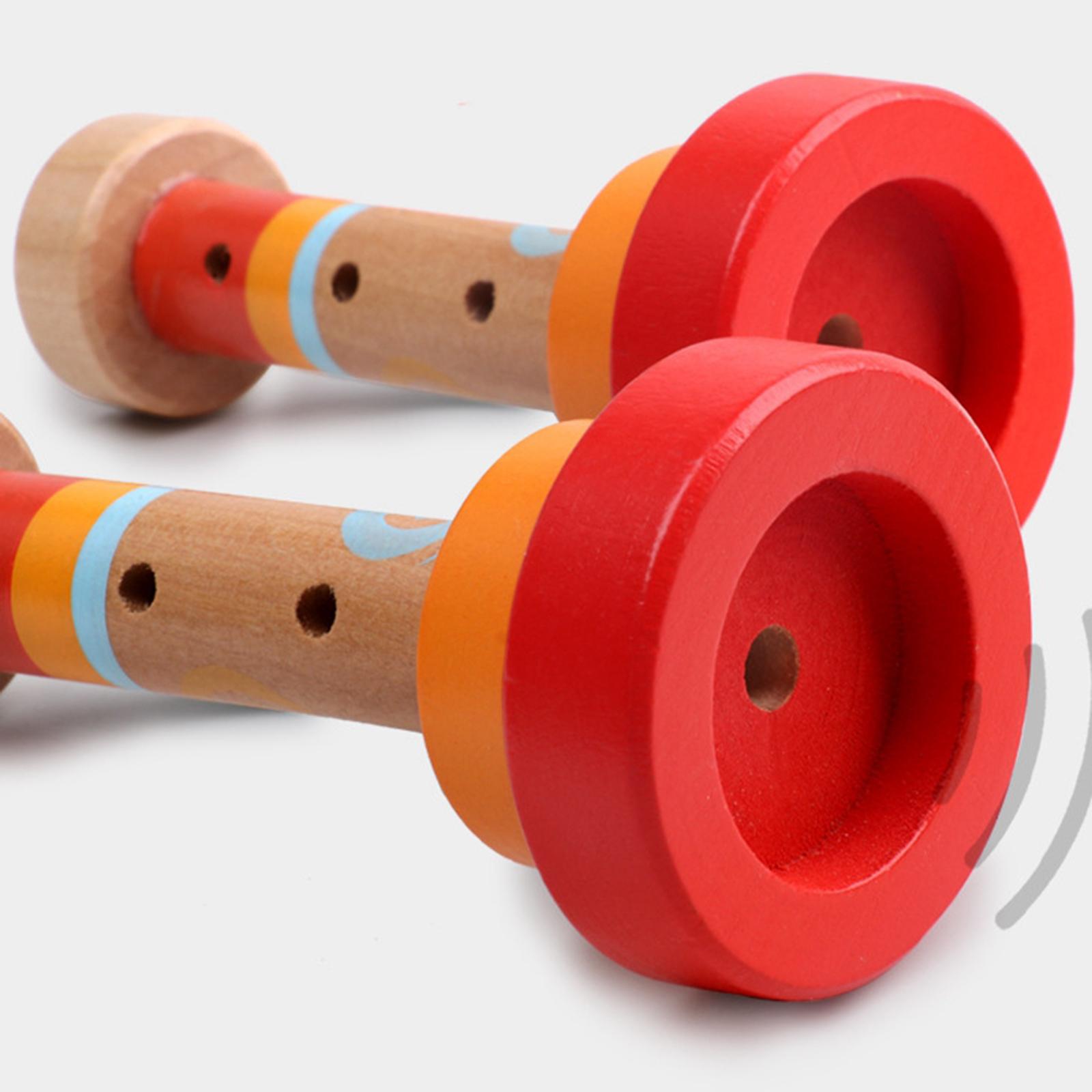 Musical Instrument Bugle - لعبة بوق خشبية للأطفال، آلة موسيقية