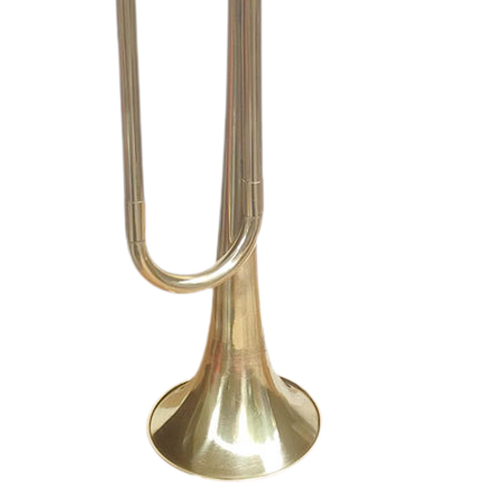 Musical Instrument Bugle - بوق نحاسي قياسي بدرجة C مدمج