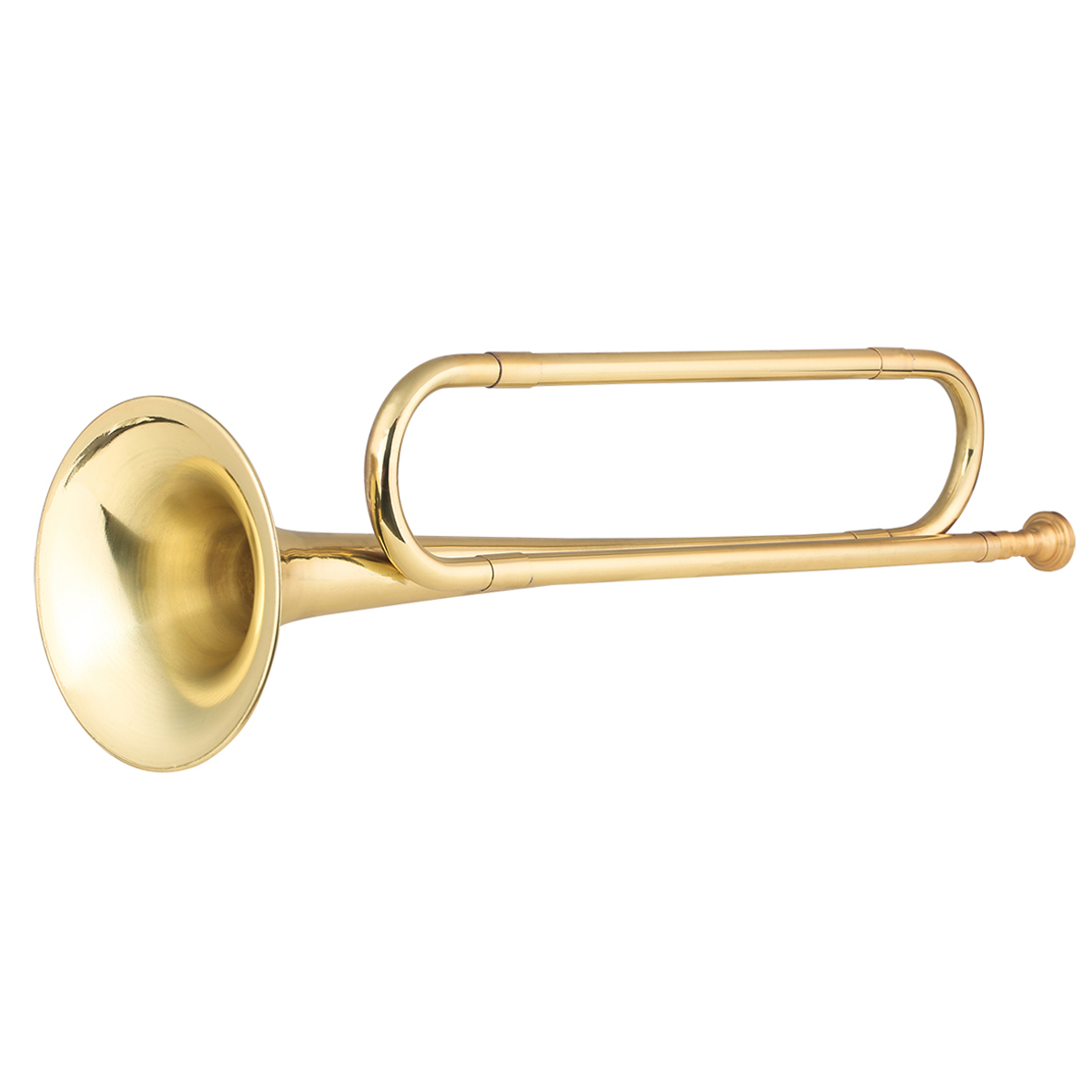 بوق نحاسي مطلي بالذهب ، بوق اس - مراجعة Musical Instrument Bugle وسعره