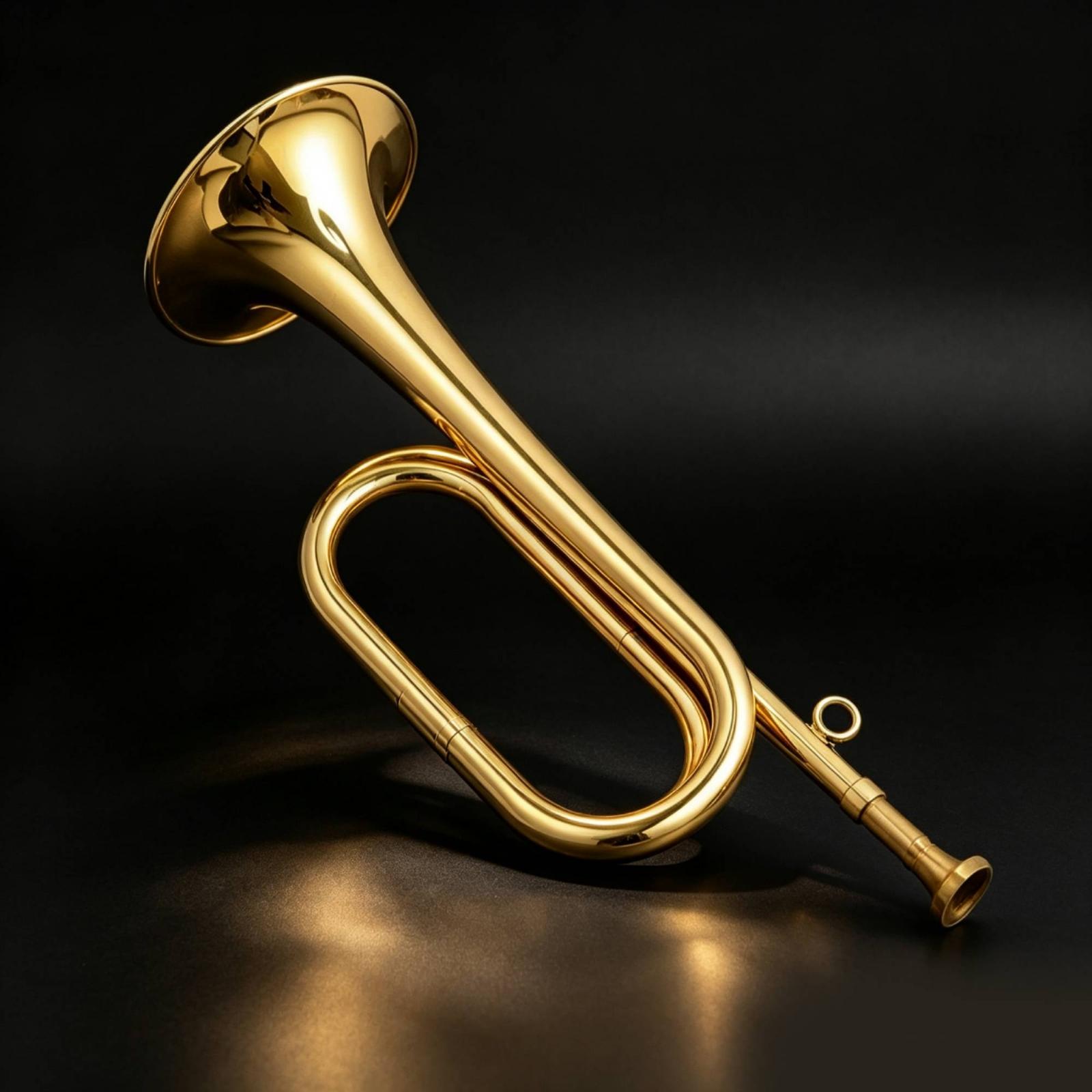 بوق نحاسي صغير للآلات الموسيقي - مراجعة Musical Instrument Bugle وسعره